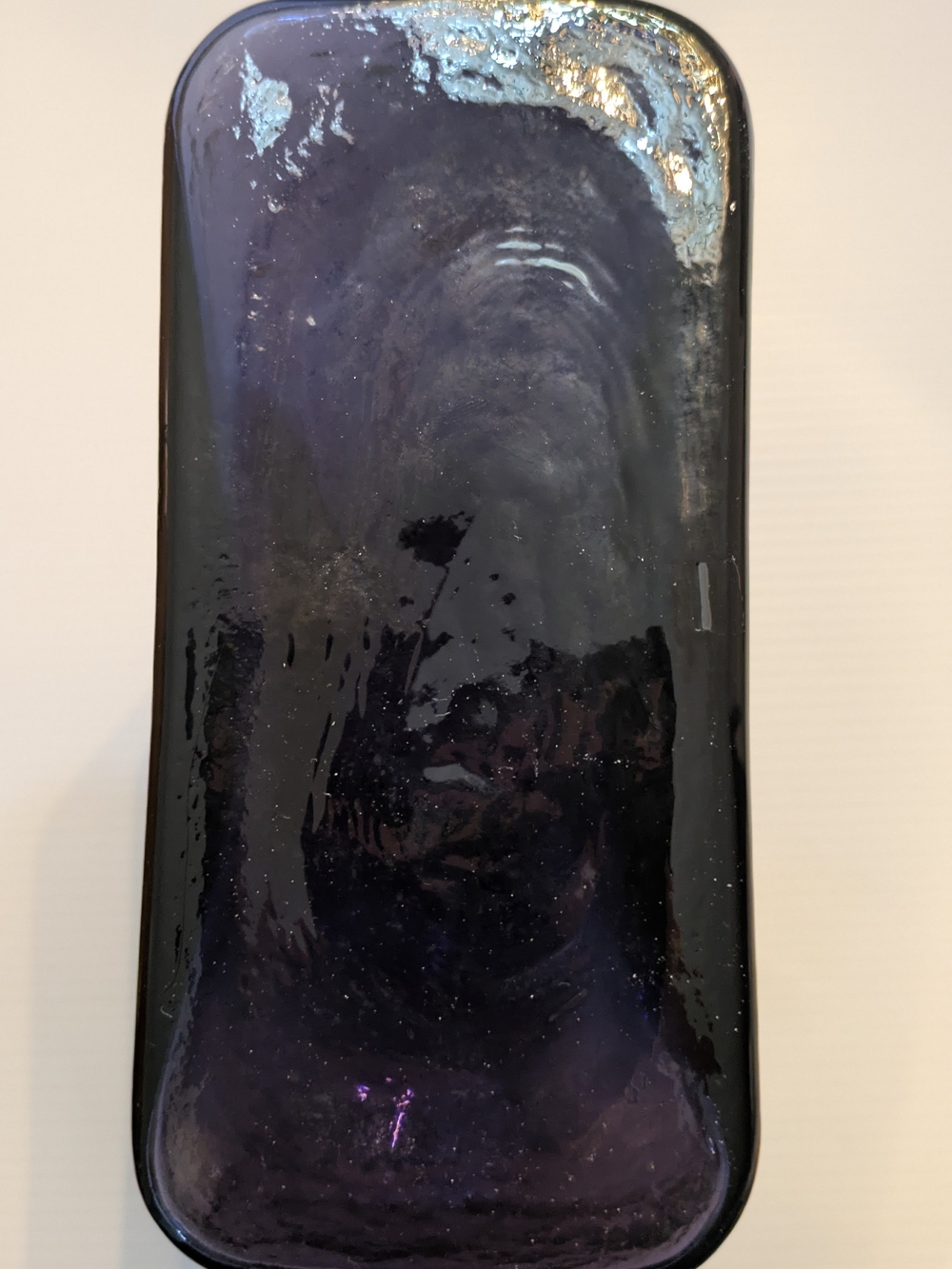 Blenko Rare Purple Double Spout Pitcher Hand Made - Picture 5 of 5